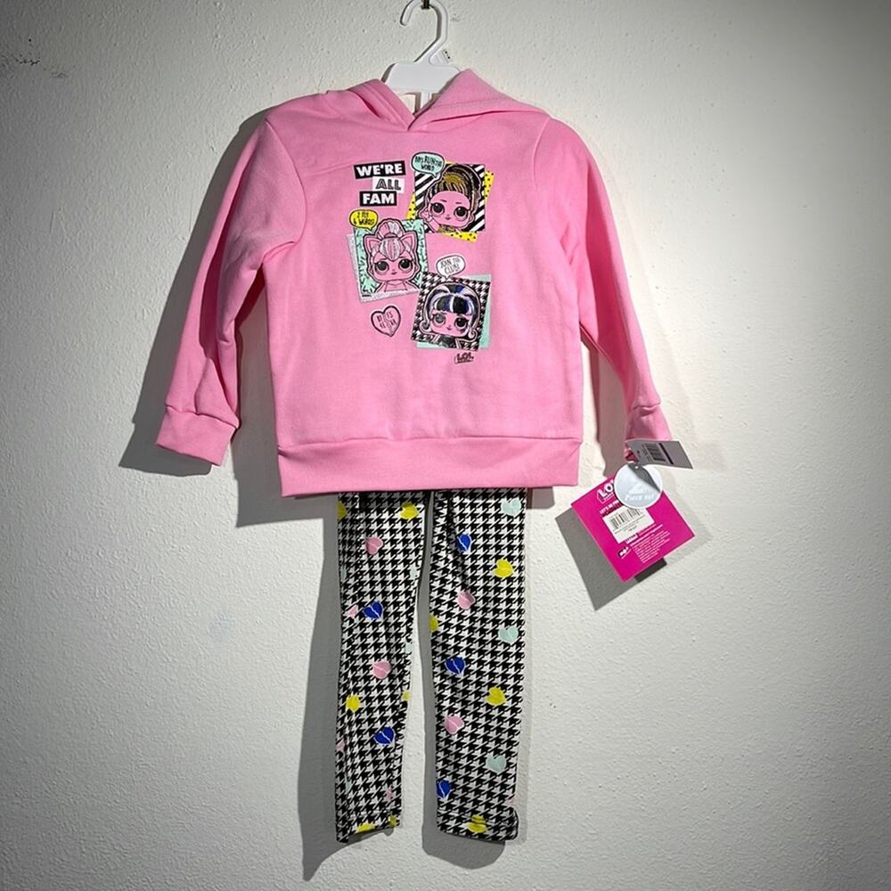 LOL Surprise Sweatshirt and Leggings Set 2 Pieces Size 5/6 NWT